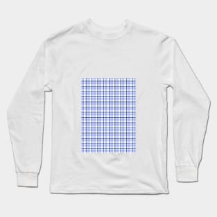 Pale Blue Tartan Long Sleeve T-Shirt